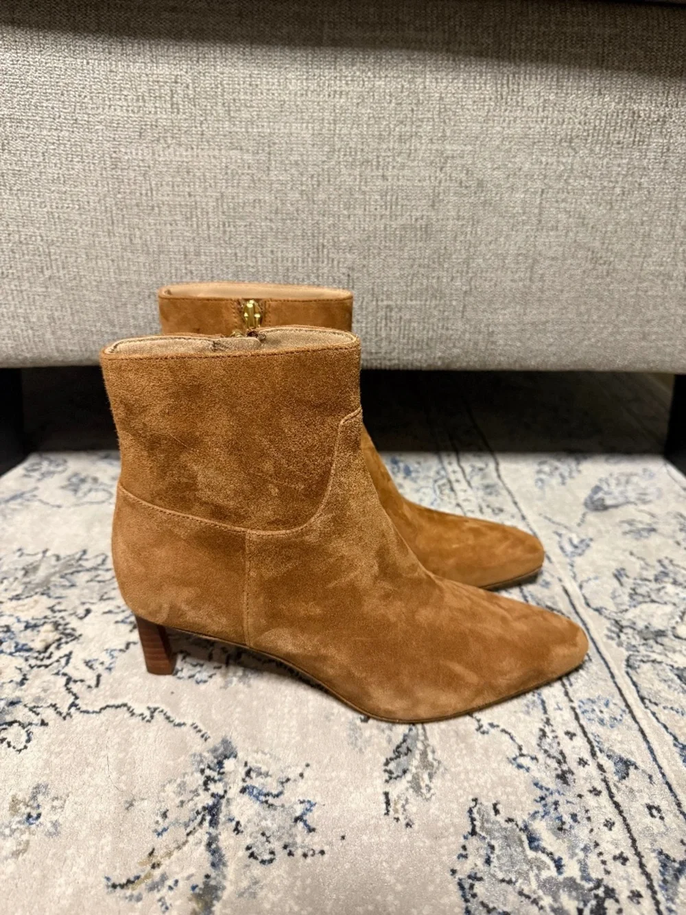Veronica Beard Kelby Hazelnut Suede